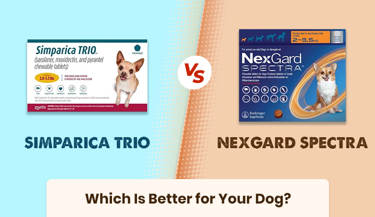 Simparica trio vs nexgard spectra